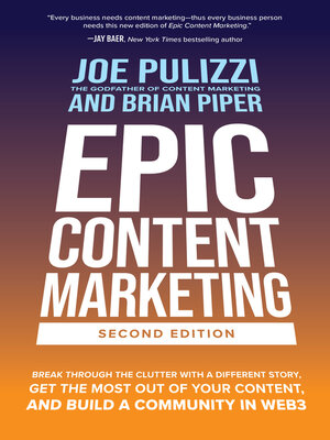 cover image of Epic Content Marketing